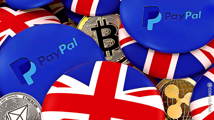 پی پال به مشتریان بریتانیایی خود خدمات رمز ارز ارائه می‌کند