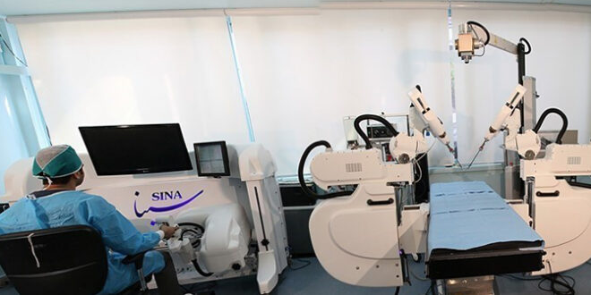 جراحی با سیستم روباتیک جراحی از راه دور سینا